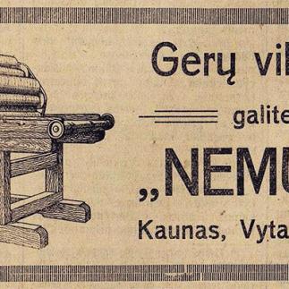 1922 - Gerų vilnakaršių galite gauti „NEMUNO“ fabrike