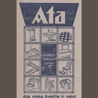1928 - „ATA“ viską šveičia ir valo!