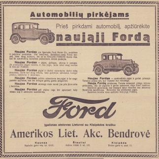 1928 - Automobilių pirkėjams / Prieš pirkdami automobilį, apžiūrėkite naująjį „Fordą“