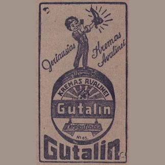 1928 - Geriausias kremas avalinei „Gutalin“