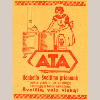 1929 - Henkelio šveitimo priemonė „ATA“
