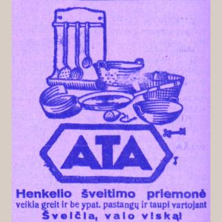 1929 - Henkerio šveitimo priemonės „ATA“