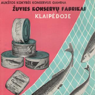 1960 - Aukštos kokybės konservus gamina žuvies konservų fabrikai Klaipėdoje