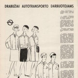 1966 - Drabužiai autotransporto darbuotojams