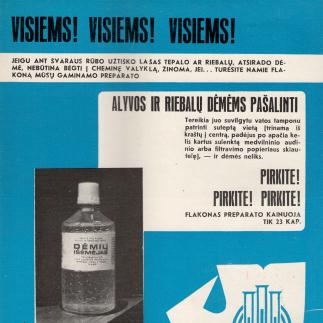 1980 - Preparatas alyvos ir riebalų dėmėms pašalinti