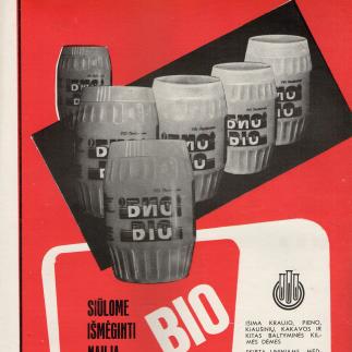 1981 - Siūlome išmėginti naują skalbimo pastą su biologiniais priedais „BIO“