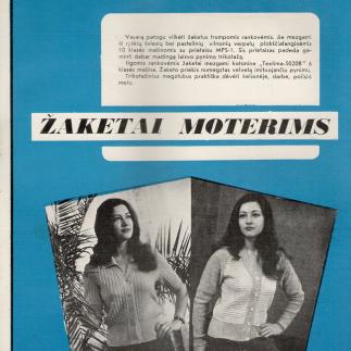 1981 - Trikotažo fabrikas „Verpstas“ / Žaketai moterims