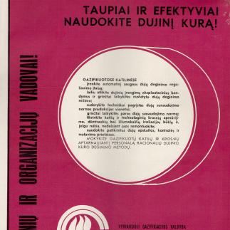 1982 - Taupiai ir efektyviai naudokite dujinį kurą!