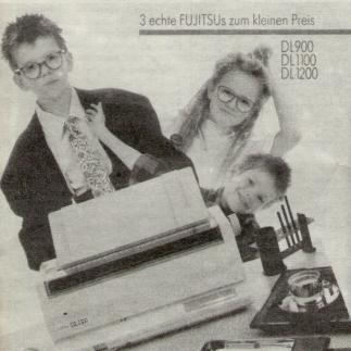 1992 - Trys puikūs „Fujitsu“ printeriai ir visai nebrangiai