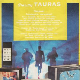1994 - Šaulių „Tauras“ televizorius