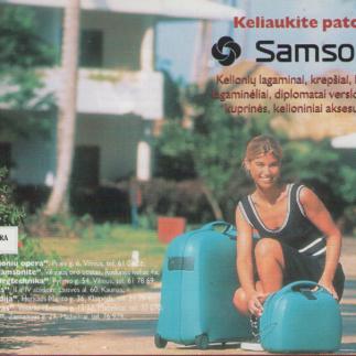 1997 - Galanterijos parduotuvė „Samsonite“