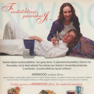 1997 - „KENWOOD“ vandens filtras