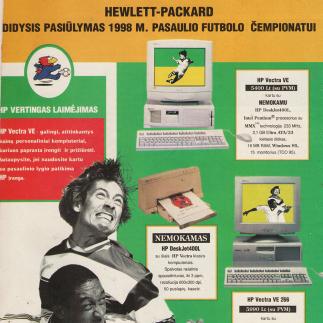 1998 - „Hewlett - Packard“ didysis pasiūlimas 1998 m. pasaulio futbolo čempionatui