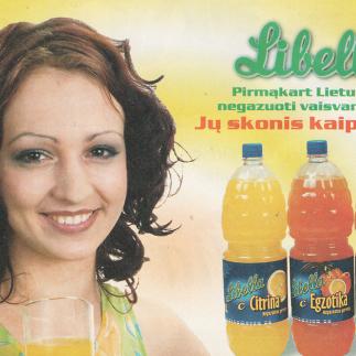 1998 - „Libella“ - Pirmąkart Lietuvoje negazuoti vaisvandeniai