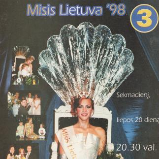 1998 - „Misis Lietuva 1998“ konkurso reklama