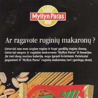 1998 - „Myllyn Paras“ makaronai
