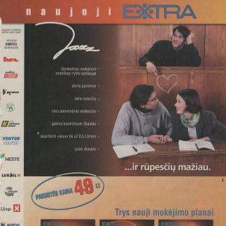 1998 - Telekomunikacijų bendrovė „OMNITEL“ / Naujoji EXTRA