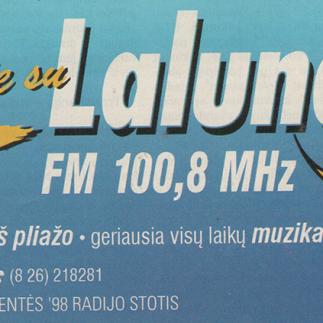 1998 - Vasara Klaipėdoje su radio stotimi „Laluna“