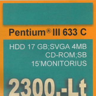 2000 - Pentium III 633C / 2300 Lt