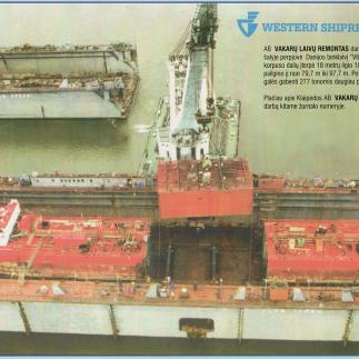 1997 - AB Vakarų laivų remontas