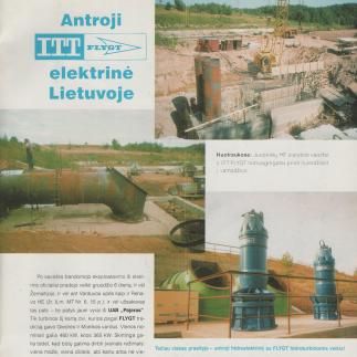 1996 - Antroji „ITT FYLGT“ elektrinė Lietuvoje