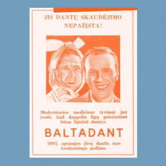 1937 - Dantų pasta „BALTADANT“