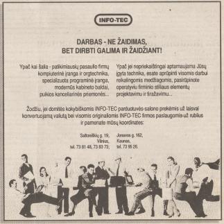 1992 - Darbas - ne žaidimas, bet dirbti galima ir žaidžiant!