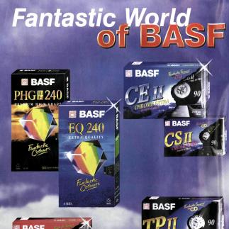 1996 - Fantastinis spalvų ir garsų pasaulis - BASF audio-, videokasetės