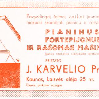 1937 - Jono Karvelio prekybos namai