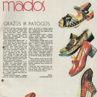 1977 - Mados - Gražūs ir patogūs batai