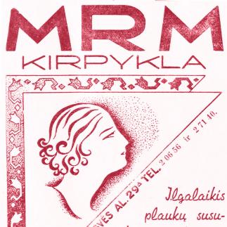 1937 - „MRM kirpykla“ moterims