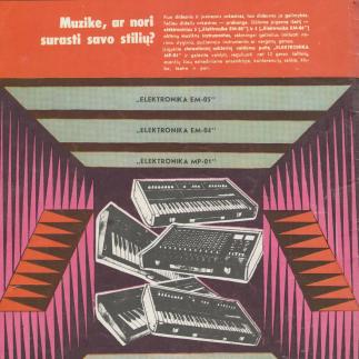1988 - Muzike, ar nori surasti savo stilių? Elektronika EM05/EM04/MP01