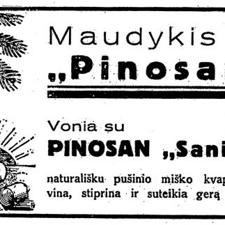 1938 - Maudykis su „Pinosan“