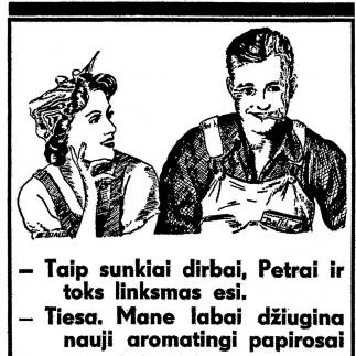 1940 - Naujieji aromantingi papirosai „Baltika“