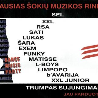 1996 - Naujausias šokių muzikos rinkinys NELIŪDĖK! 2 (Dance Music Party)