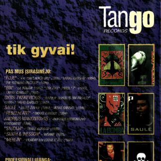 1996 - Tango Records / Tik gyvai!