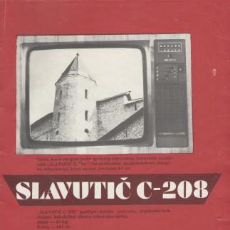 1988 - Televizorius SLAVUTIČ C-208