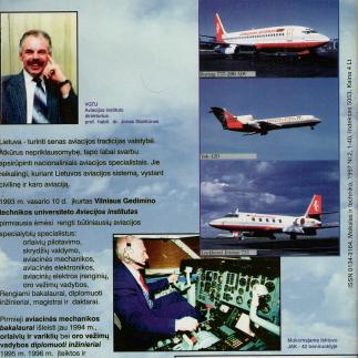 1997 - Vilniaus Gedimino technikos universiteto Aviacijos institutas