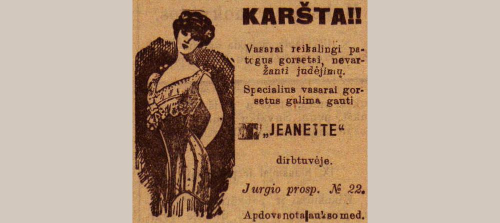 Specialius vasarai gorsetus galima gauti „JEANETTE“