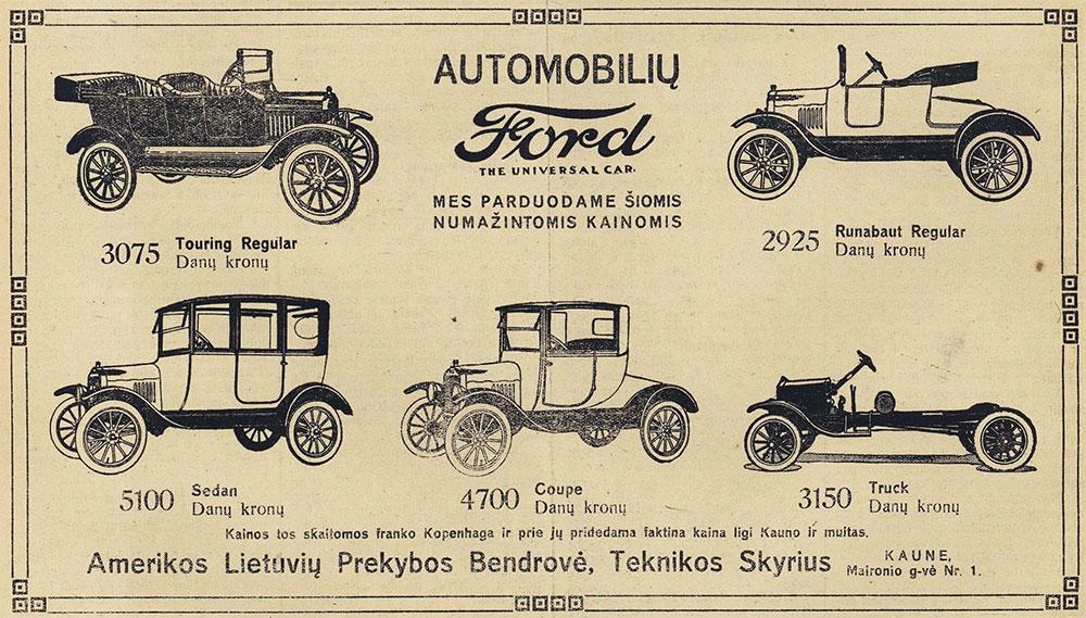 Automobiliai „FORD“