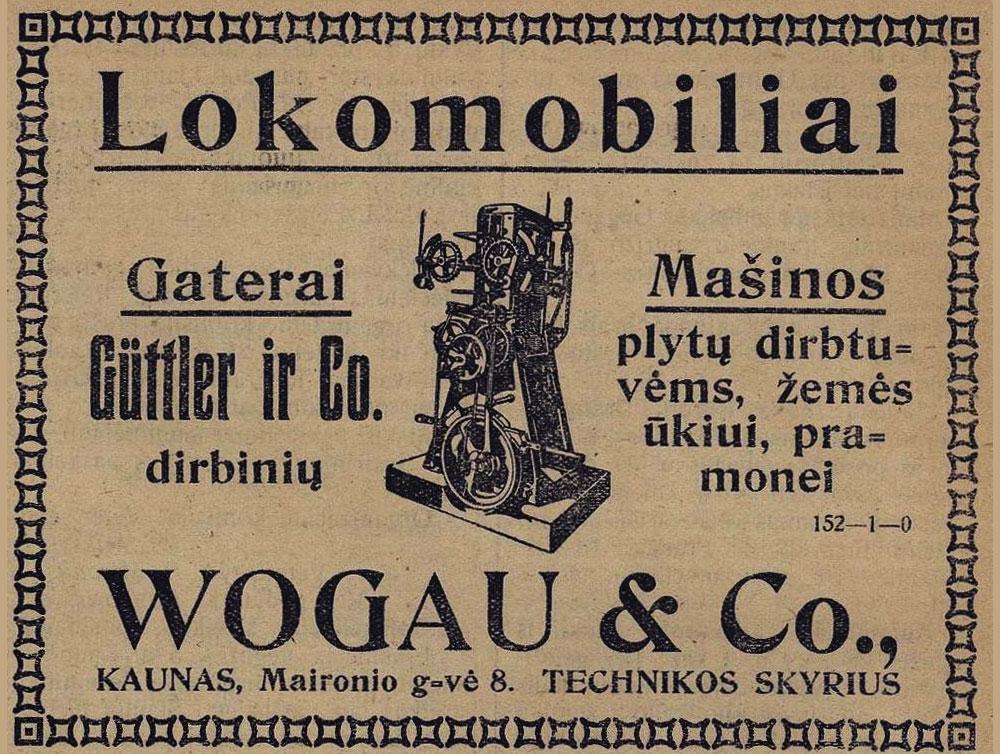 Lokomobiliai / „WOGAU and Co.“