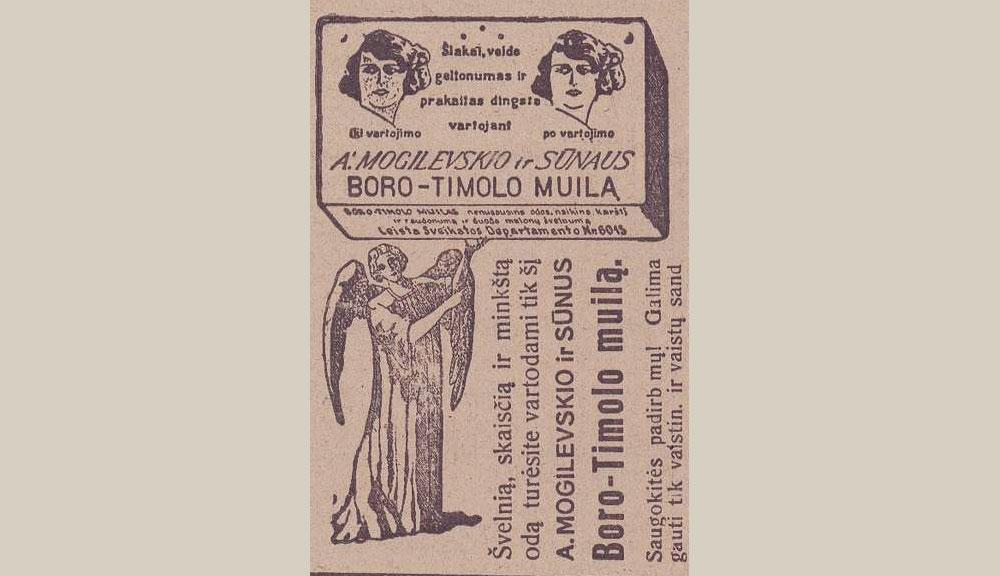 „A. Mogilevskis ir Sūnus“ / „Boro - Timolo“ muilas