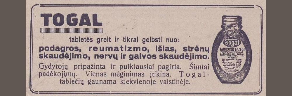 „TOGAL“ tabletės