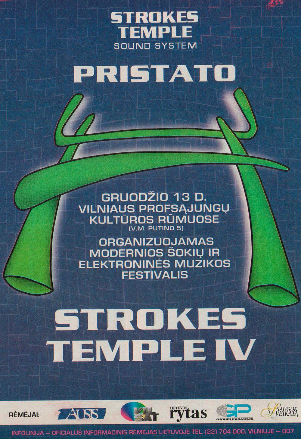 Strokes Temple Sound Systems pristato „Strokes Temple IV“