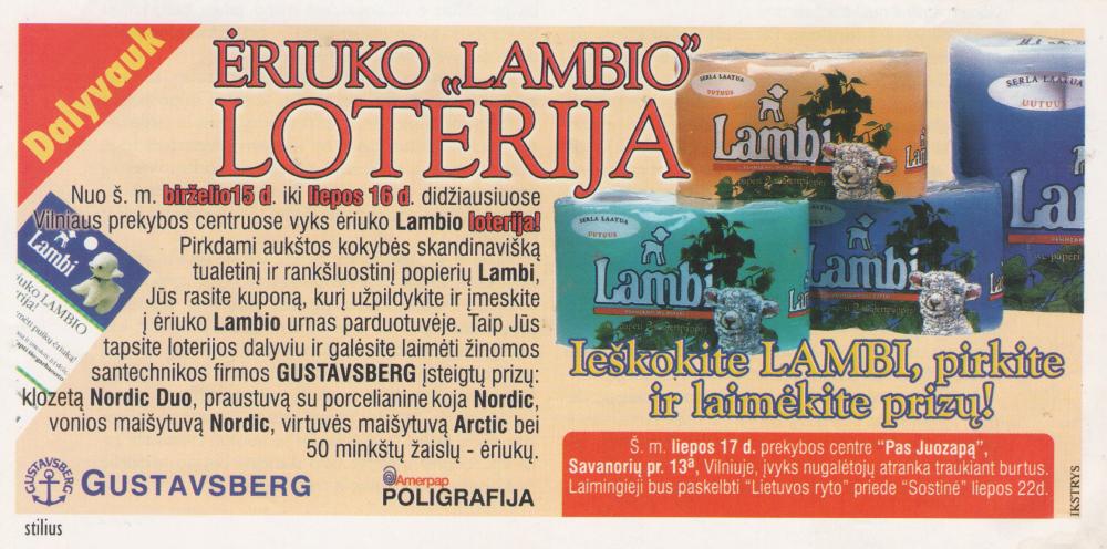 Ėriuko „Lambio“ loterija