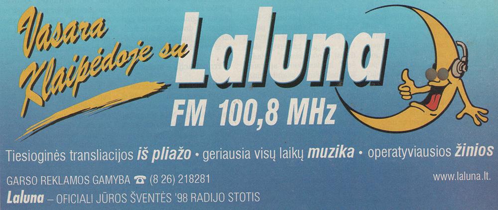 Vasara Klaipėdoje su radio stotimi „Laluna“