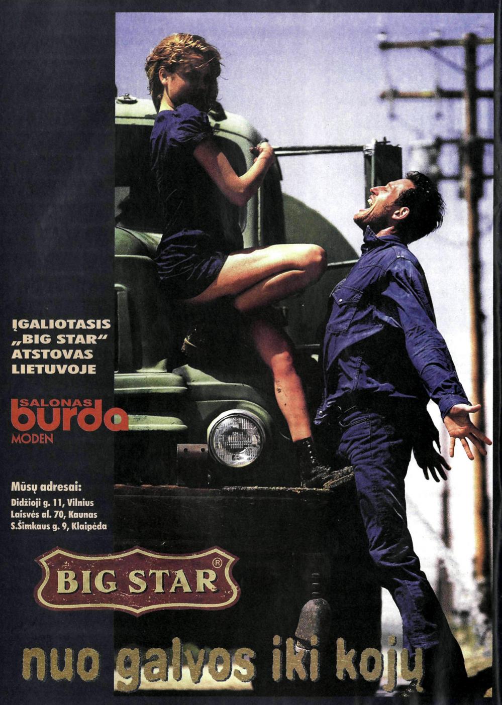 „Big Star“ - nuo galvos iki kojų