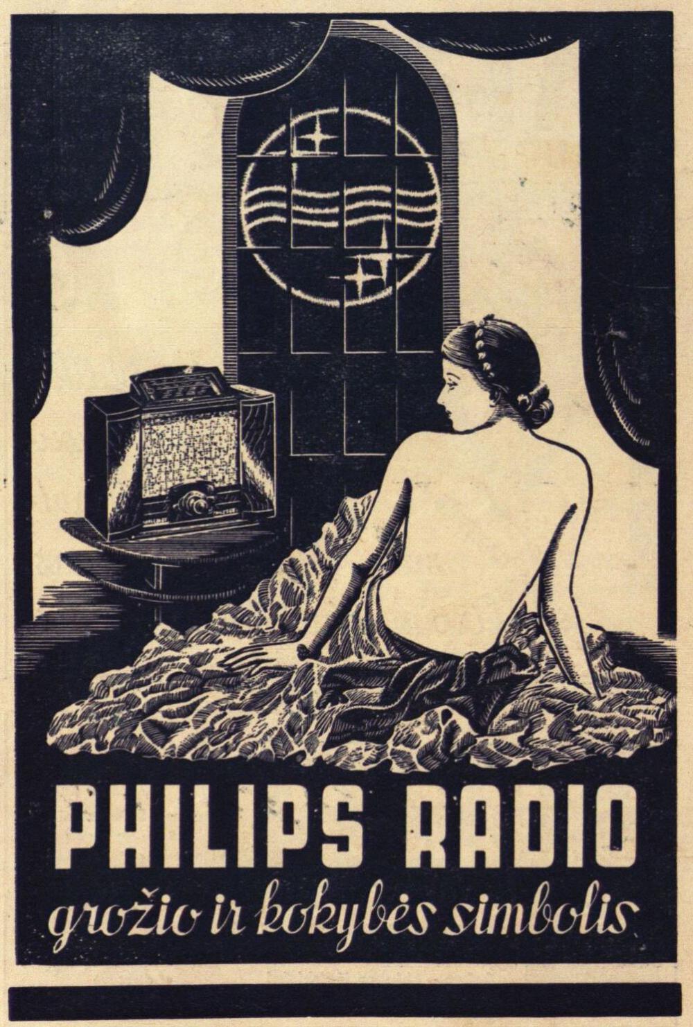 Grožio ir kokybės simbolis „PHILIPS RADIO“