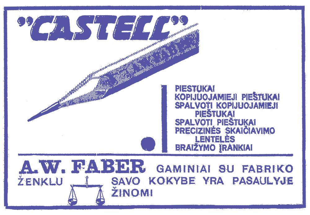 Pieštukai / Kopijuojami pieštukai / Spalvoti kopijuojami pieštukai „CASTELL“