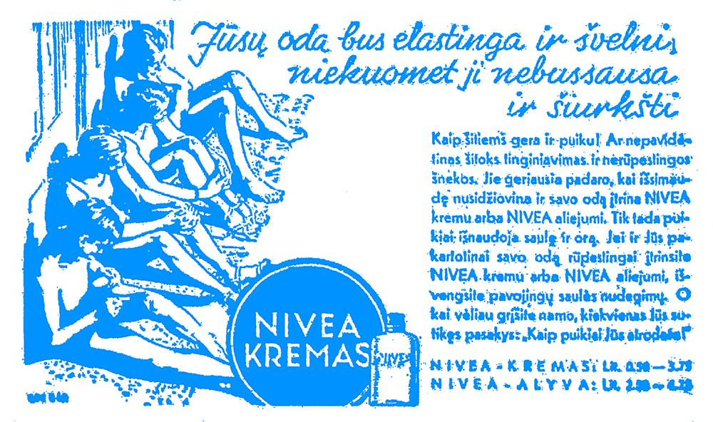 Jūsų oda elastinga ir švelni  „NIVEA“ kremas